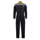 Star Trek: Resurgence Cosplay Costume Starfleet Commander Uniform Halloween Outfit Yellow Shirt Version